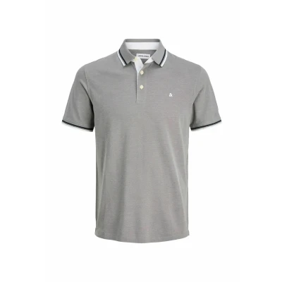 Abbildung von JACK &amp; JONES Jjepaulos Polo Ss Noos Pls Plus Size, Ultimate Grey ,3XL