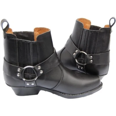 Abbildung von LEDER STIEFELETTE STIEFEL BOOTS SCHUHE BIKER CHOPPER MOTORRAD WESTERN
