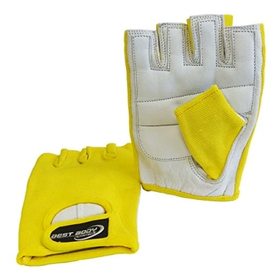 Abbildung von Best Body Nutrition Power Handschuh, Mehrfarbig (gelb), M