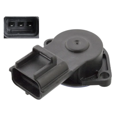 Abbildung von SWAG 50 10 3689 Drosselklappenpotentiometer FORD: FIESTA 5, Focus Mk1 Schrägheck, 4