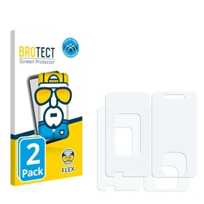 Abbildung von BROTECT 2 Stück Full Cover Schutzfolie für Dexcom G7 CGM (Display+Rückseite) Screen Displayschutz Folie [3D Curved, Kristall Klar]