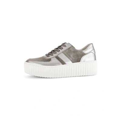 Abbildung von Gabor LOW Sneaker low, Damen, Größe: 42.5, Silber Schuhe