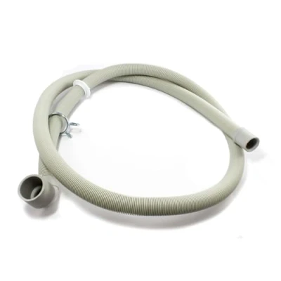 Abbildung von DEKAROX 1,8m Ablaufschlauch Abwasserschlauch 30/20mmØ gewinkelt/gerade für Indesit Ariston C00054869 Whirlpool Bauknecht 482000022642 Waschmaschine Geschirrspüler Spülmaschine
