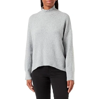 Abbildung von VERO MODA Damen VMDOFWOOL LS Highneck GA NOOS Pullover, Light Grey Melange, S