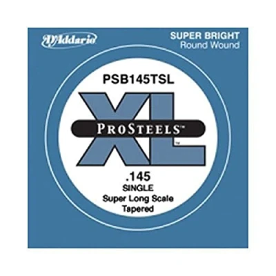 Abbildung von D&#039;Addario PSB145TSL ProSteels Einzelsaite für Bassgitarre, Super Long Scale, .145, verjüngt