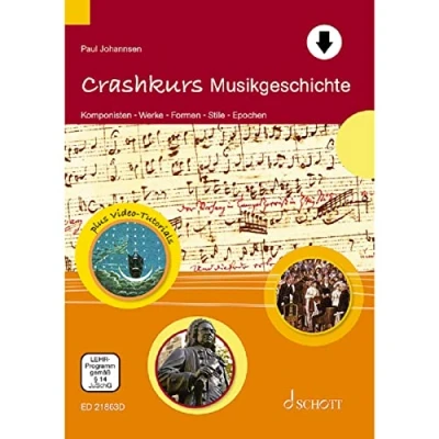 Abbildung von Crashkurs Musikgeschichte: Komponisten Werke Formen Stile Epochen (Crashkurse)