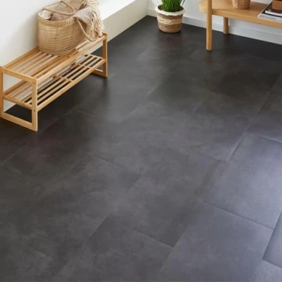 Abbildung von misento Designboden selbstklebende Vinylfliesen, Steinoptik, Vinylboden, Marmoroptik, 24 Fliesen, zuschneidbar, 4,46 m²