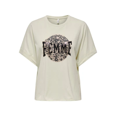 Abbildung von ONLY Kurzarmshirt ONLLUCY LIFE S/S LEO TOP CS JRS