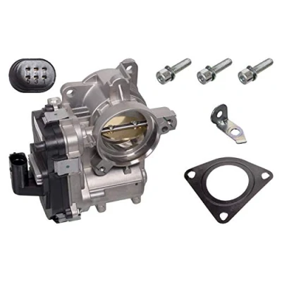 Abbildung von FEBI BILSTEIN 101458 Drosselklappe elektrisch mit Dichtung Schrauben OPEL: Astra H GTC, Caravan, Schrägheck, SAAB: 9 3 Limousine