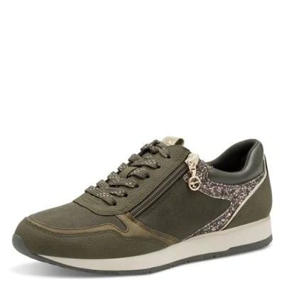 Abbildung von Tamaris Sneaker low, Damen, Größe: 42, Olive comb Schuhe