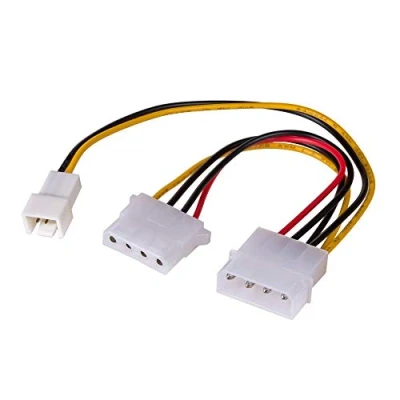 Abbildung von AKYGA AK CA 35 Molex Stecker auf 3 pin 12V (m) / Adapter Stromkabel 15cm