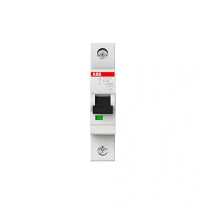 Abbildung von ABB S200M MCB Leitungsschutzschalter Typ C, 1 polig 32A 253V, Abschaltvermögen 10 kA System Pro M Compact