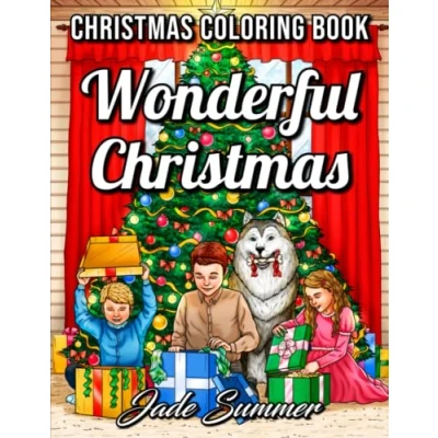 Abbildung von Wonderful Christmas: An Adult Coloring Book with Charming Christmas Scenes and Winter Holiday Fun (Christmas Books)