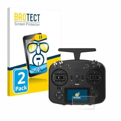 Abbildung von BROTECT (2 Stück Schutzfolie für FrSky TWIN X14 Displayschutz Folie Ultra Klar