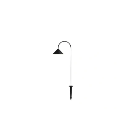 Abbildung von FRANDSEN LED Erdspießlampe Grasp, schwarz, Höhe 82 cm