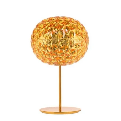Abbildung von Kartell Planet LED Tischlampe mit Fuß, gelb