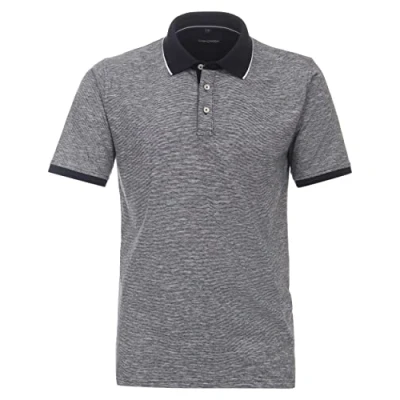 Abbildung von Casamoda UNI Poloshirt, Herren, Größe: Large, Graues dunkelblau