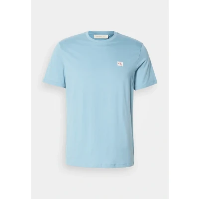 Abbildung von Calvin Klein Jeans Herren SS Badge 30S Jersey Classic Tee LV04RC272G Tees, Grün (Smoke Blue), S, S