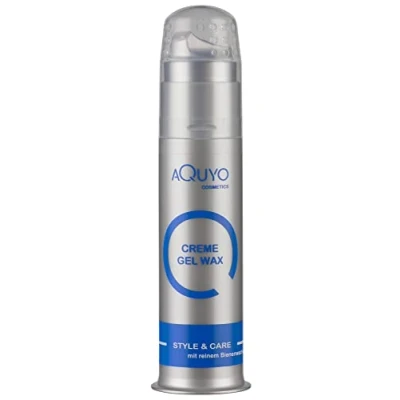 Abbildung von Style &amp; Care Creme Gel Wax normaler und flexibler Halt für das perfekte Haarstyling (100ml) Haarwachs mit reinem Bienenwachs Haarcreme Männer Frauen leichtem Glanz Haar