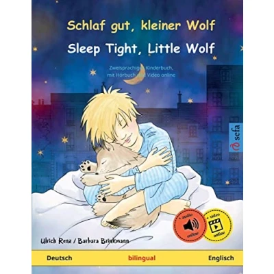 Abbildung von Schlaf gut, kleiner Wolf Sleep Tight, Little (Deutsch Englisch): Zweisprachiges Kinderbuch mit mp3 Hörbuch zum Herunterladen, ab 2 4 Jahren: ... Bilderbücher Deutsch / Englisch, Band 1)