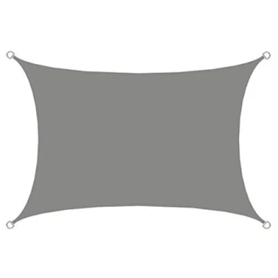 Abbildung von AMANKA Sonnensegel UPF50+ UV Wasserabweisend Wetterfest, 2x3m Rechteck grau