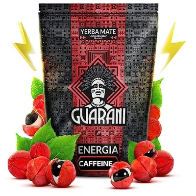 Abbildung von Guarani Energia Caffeine + 500 g Der anregende Mate Tee mit Guarana aus Paraguay Die natürliche Zusammensetzung starke 0,5 kg
