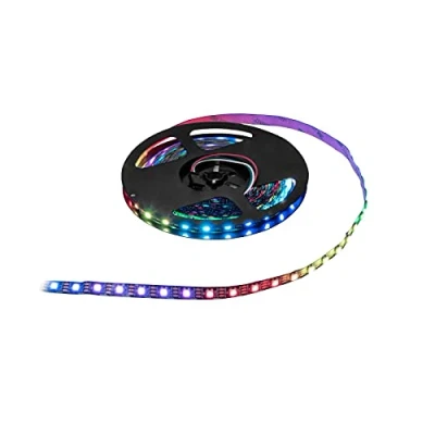Abbildung von EUROLITE LED Pixel Strip 150 5m RGB 5V Digitaler Pixelstreifen mit LEDs für den Innenbereich