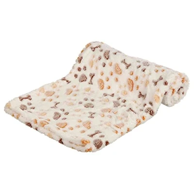 Abbildung von Trixie Fleecedecke LINGO 75 x 50 cm weiß/beige