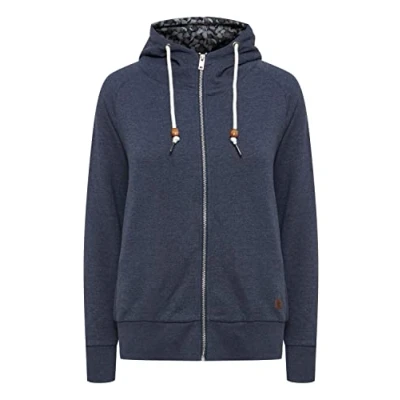 Abbildung von Oxmo Sweatjacke, Damen, Größe: XXL, Total eclipse melange