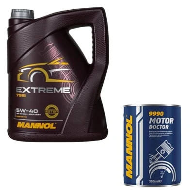 Abbildung von 5L Motoröl MANNOL Extreme 5W 40 1x Motor Doctor ADDITIV