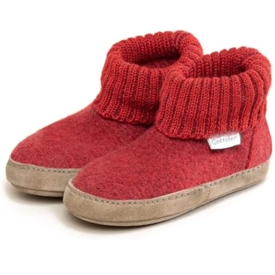 Abbildung von Gottstein Alpine LE Hausschuh für Kinder, Größe: 34, Red Schuhe