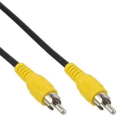 Abbildung von 3 Stück Cinch Kabel Video 1x CinchStecker / Stecker Steckerfarbe gelb 1m