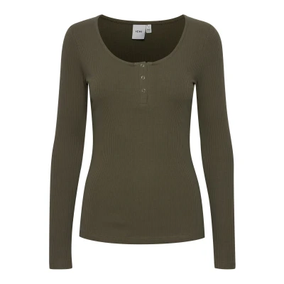 Abbildung von ICHI Ihsuper LS Strickpullover, Damen, Größe: XL, Ivy green