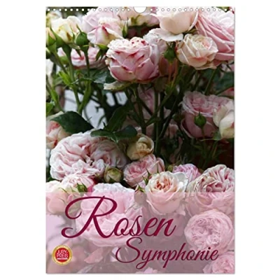 Abbildung von Rosen Symphonie (Wandkalender 2025 DIN A3 hoch), CALVENDO Monatskalender