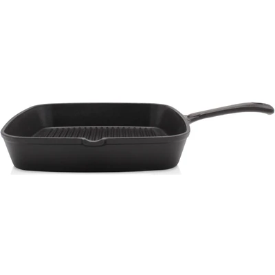 Abbildung von Krüger Steakpfanne &quot;Einsenguss Grill / TOLEDO, 28 x 28cm&quot;, Gusseisen, (1 tlg.), für Induktions Kochfelder geeignet