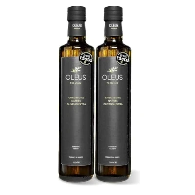 Abbildung von OLEUS Premium Griechisches Olivenöl kaltgepresst, nativ extra aus Koroneiki Oliven 500ml