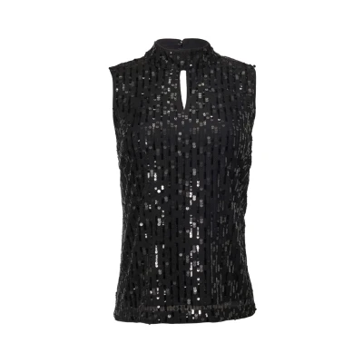 Abbildung von comma Bluse, Damen, Größe: 38, Schwarz