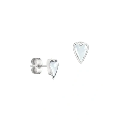 Abbildung von Liebeskind Berlin Heart Ohrringe silvercoloured, Damen, Größe: One Size, Silver/coloured