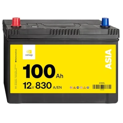 Abbildung von Denagi ASIA Autobatterie A100L 12V 100Ah 830A/EN Starterbatterie