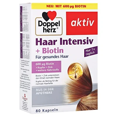 Abbildung von Doppelherz Haar Intensiv+Biotin Kapseln