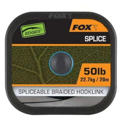Abbildung von Fox Naturals Splice Hooklength Karper Vorfachmaterial 20m (50lb) Karpfen