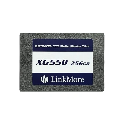 Abbildung von LinkMore XG550 256 GB 2,5 Zoll SATA III (6 Gb/s) interne SSD, Lesegeschwindigkeit bis zu 500 MB/s, für Laptop und Desktop PC