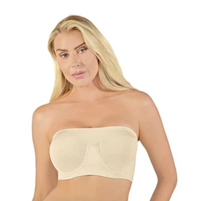 Abbildung von Ahh By Rhonda Shear Damen Angel Nahtloser Bügel Bandeau BH, Nude, XL