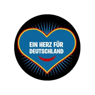 Abbildung von Sammys Shirt Store EIN blaues Herz III für Deutschland Aufkleber 4,5 cm