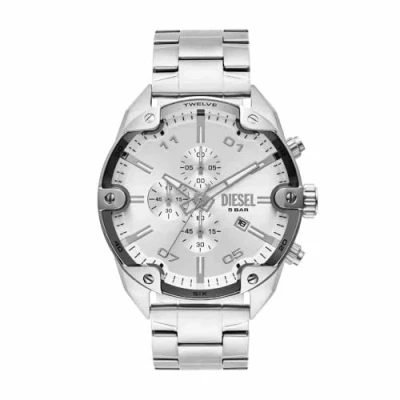 Abbildung von Diesel Herren Analog Quarz Uhr mit Edelstahl Armband DZ4677