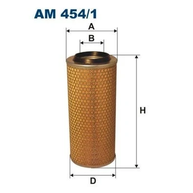Abbildung von FILTRON AM 454/1 Luftfilter 338 149 Filtereinsatz NISSAN: Trade Kasten / Kombi, Pritsche Fahrgestell