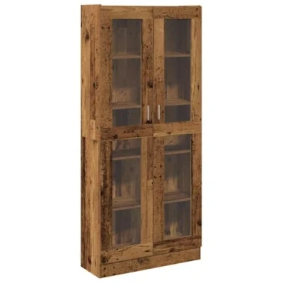 Abbildung von vidaXL Bücherregal Highboard Altholz Optik 82,5x30,5x185 cm Holzwerkstoff, 1 tlg.