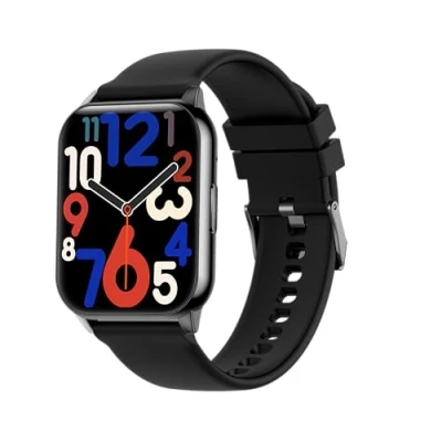 Abbildung von Maxcom FW25 Arsen Pro Smartwatch Männer Damen Unisex Fitnessuhr mit Blutdruck , Herzfrequenz Schlafüberwachung und Schrittzähler Eckig Elegant Gummiband Schwarz
