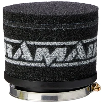Abbildung von Ramair Filters MR 012 Motorrad Pod Luftfilter, Schwarz, 65 mm