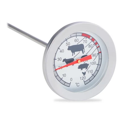 Abbildung von relaxdays Grillthermometer Analoges Edelstahl Einstichthermometer